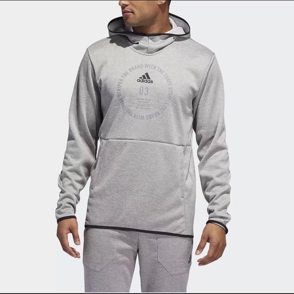 adidas Men's hoodie and Pants, Solid Grey - Picture 5 of 5
